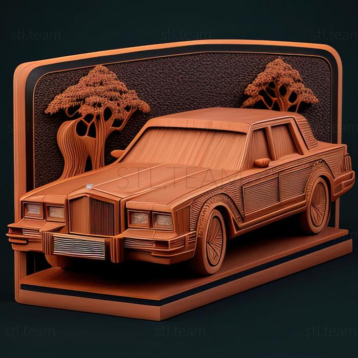 3D модель Lincoln Town Car (STL)